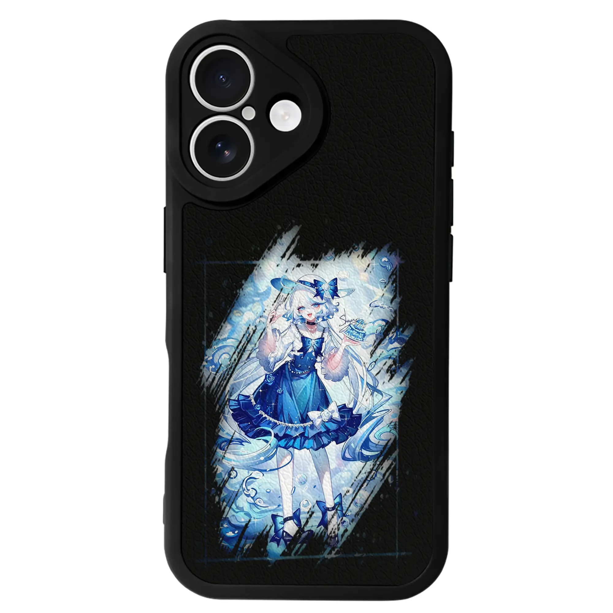 原 神 グッズ フリーナ - IPhone 16シリーズ対応 ・ シリコンスマホケース ・ レザー調 ・ 高精度フィット ・ 耐衝撃 ・ ワイヤレス充電対応 ・ 精密カット